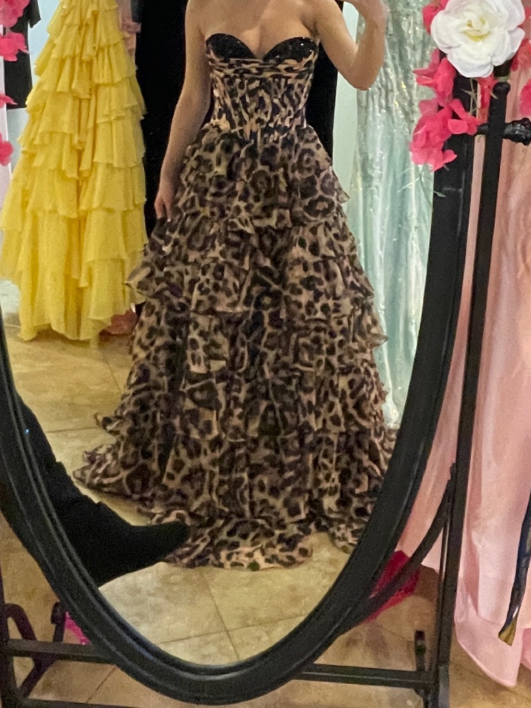 Sherri Hill 57733 Leopard Print Prom Dress